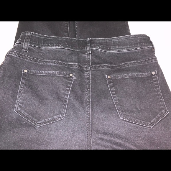 Chico’s Fabulously Slimming Black Stretch Denim - Picture 4 of 6